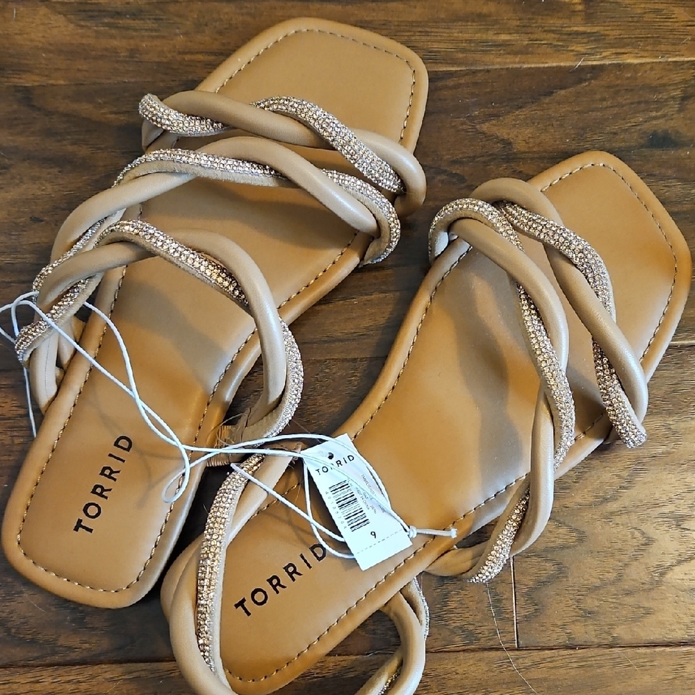 Torrid Tan Strappy Sandals